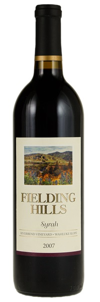 2007 Fielding Hills Riverbend Vineyard Syrah, 750ml