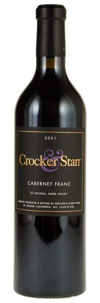 2021 Crocker & Starr Cabernet Franc, 750ml