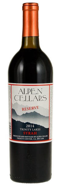 2014 Alpen Cellars Reserve Syrah, 750ml