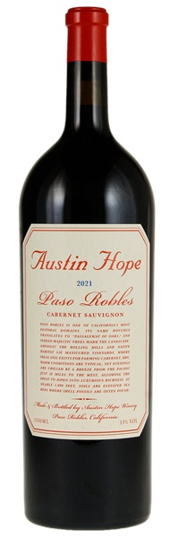 2021 Austin Hope Cabernet Sauvignon, 1.5ltr