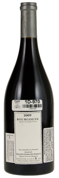 2009 Domaine Philippe Charlopin-Parizot Bourgogne Franc De Pied, 750ml
