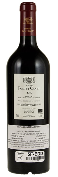 2015 Château Pontet-Canet, 750ml