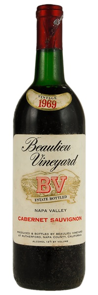1969 Beaulieu Vineyard Cabernet Sauvignon, 750ml