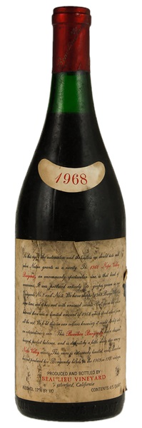 1968 Beaulieu Vineyard Beaulieu Burgundy Vineyards 2 & 4, 750ml