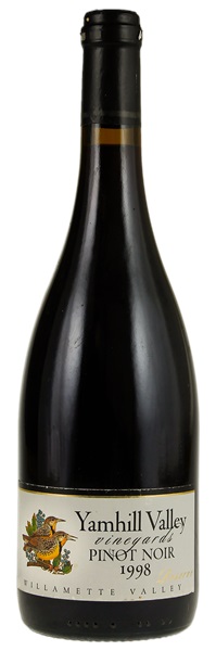 1998 Yamhill Valley Vineyards Reserve Pinot Noir, 750ml
