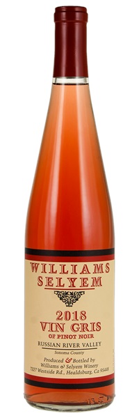 2018 Williams Selyem Vin Gris of Pinot Noir, 750ml