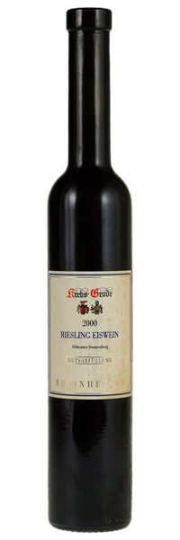 2000 Krebs-Grode Alsheimer Sonnenberg Riesling Eiswein #24, 375ml