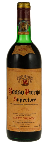 1971 Cocci Grifoni Rosso Piceno Superiore, 750ml