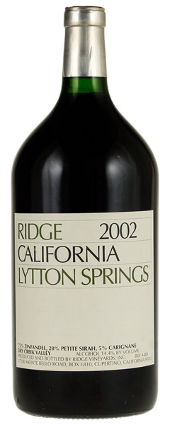 2002 Ridge Lytton Springs, 3.0ltr
