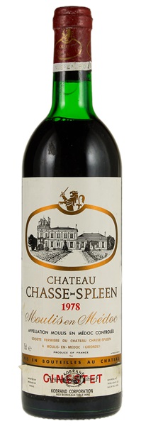 1978 Château Chasse-Spleen, 750ml