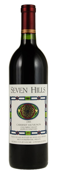 1995 Seven Hills Winery Klipsun Vineyard Cabernet Sauvignon, 750ml