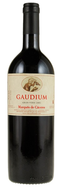 2001 Marques de Caceres Gaudium Rioja Gran Vino, 750ml