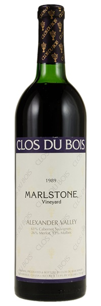 1989 Clos du Bois Marlstone, 750ml