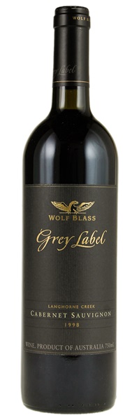 1998 Wolf Blass Grey Label Cabernet Sauvignon, 750ml