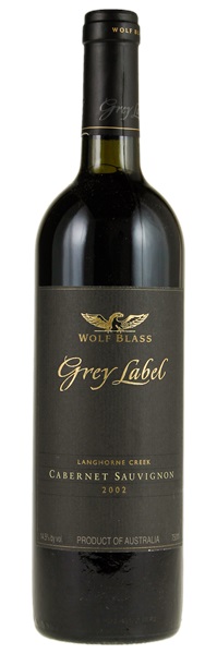 2002 Wolf Blass Grey Label Cabernet Sauvignon, 750ml