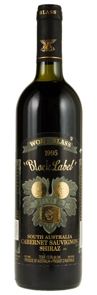 1995 Wolf Blass Black Label Cabernet/Shiraz, 750ml