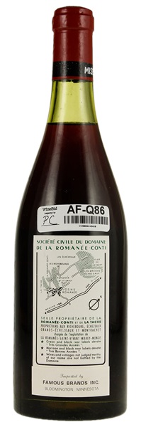 1969 Domaine de la Romanee-Conti Grands-Echezeaux, 750ml