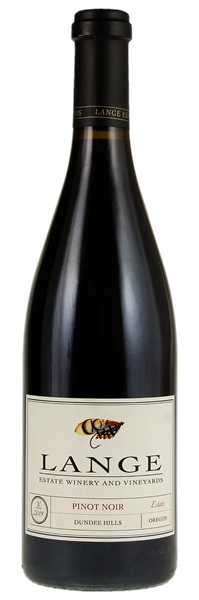 2019 Lange Winery Estate Vineyard Pinot Noir, 750ml