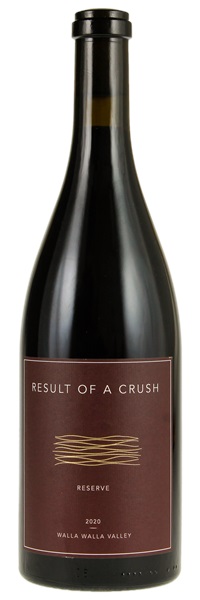 2020 Result of a Crush Reserve Syrah, 750ml