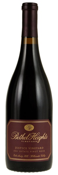 2021 Bethel Heights Justice Vineyard Pinot Noir, 750ml