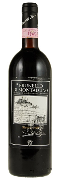 1993 Pertimali Brunello di Montalcino Sassetti Livio Riserva, 750ml