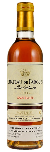 2003 Château De Fargues, 375ml