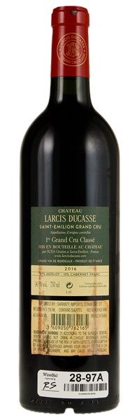 2016 Château Larcis-Ducasse, 750ml