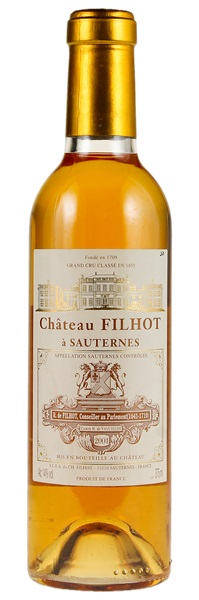 2001 Château Filhot, 375ml