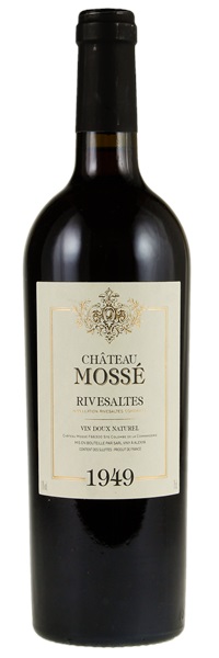 1949 Chateau Mosse Rivesaltes, 750ml