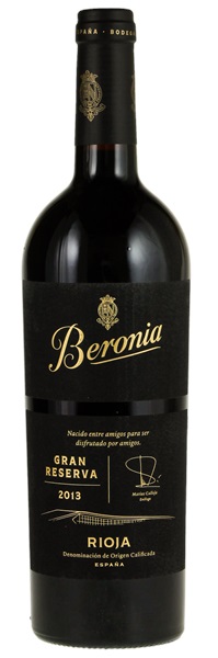 2013 Bodegas Beronia Rioja Gran Reserva, 750ml