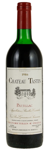 1986 Chateau Tastin, 750ml