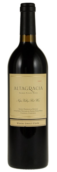 2002 Araujo Altagracia Winery Direct Cuvee, 750ml