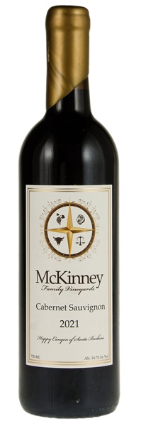 2021 McKinney Family Vineyards Cabernet Sauvignon, 750ml