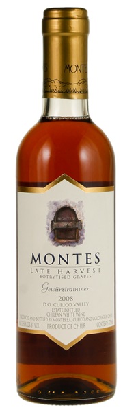 2008 Montes Late Harvest Botrytised Gewurztraminer/Riesling, 375ml
