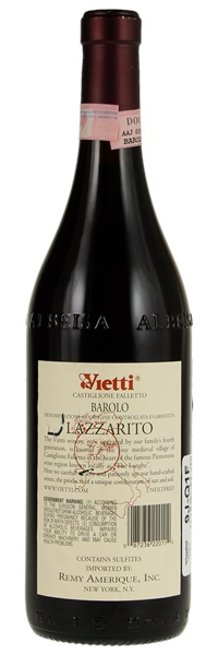 2001 Vietti Barolo Lazzarito, 750ml