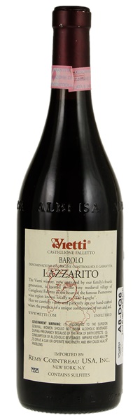 2004 Vietti Barolo Lazzarito, 750ml