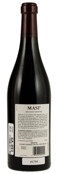 2000 Masi Mazzano Amarone Della Valpolicella Classico, 750ml