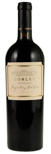 2012 Corley Family Proprietary Red Wine, 750ml