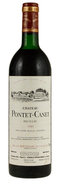 1985 Château Pontet-Canet, 750ml