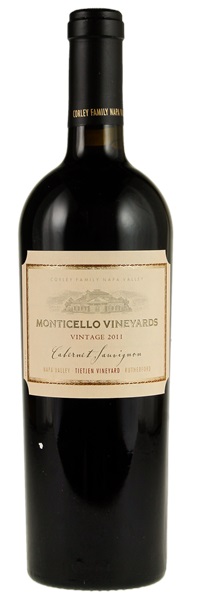 2011 Monticello Vineyards Corley Family Tietjen Vineyard Cabernet Sauvignon, 750ml