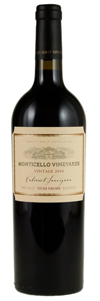 2010 Monticello Vineyards Corley Family Tietjen Vineyard Cabernet Sauvignon, 750ml