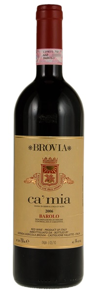 2006 Brovia Barolo Ca Mia, 750ml