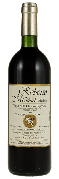 1993 Roberto Mazzi & Figli Valpolicella Classico Superiore, 750ml