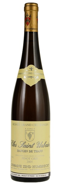 2005 Zind-Humbrecht Pinot Gris Rangen de Thann Clos St. Urbain, 750ml