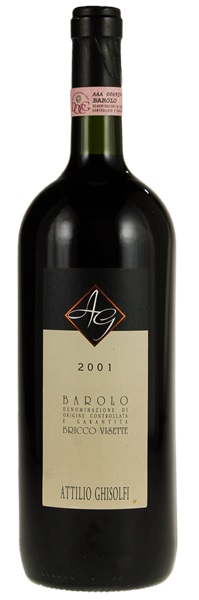 2001 Attilio Ghisolfi Barolo Bricco Visette, 1.5ltr