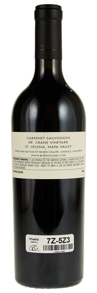 2018 Bevan Cellars Dr. Crane Vineyard Cabernet Sauvignon, 750ml