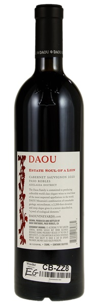 2020 Daou Soul of a Lion, 750ml