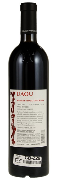 2020 Daou Soul of a Lion, 750ml