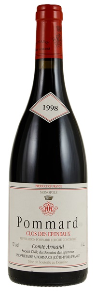 1998 Comte Armand Pommard Clos des Epeneaux, 750ml