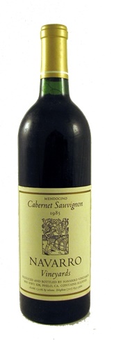 1985 Navarro Vineyards Cabernet Sauvignon, 750ml